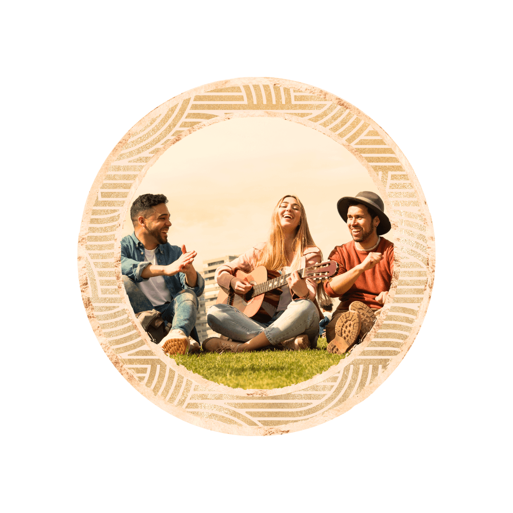 people jamming and playing music together